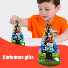 AISHOP Mini Magic Christmas Tree Crystal Tree DIY Paper Tree Flowering Ornaments Office   Home Plants Decoration Boy Girls Gift Toys  (PACK OF 3 SETS )